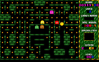 Pacman on E's atari screenshot